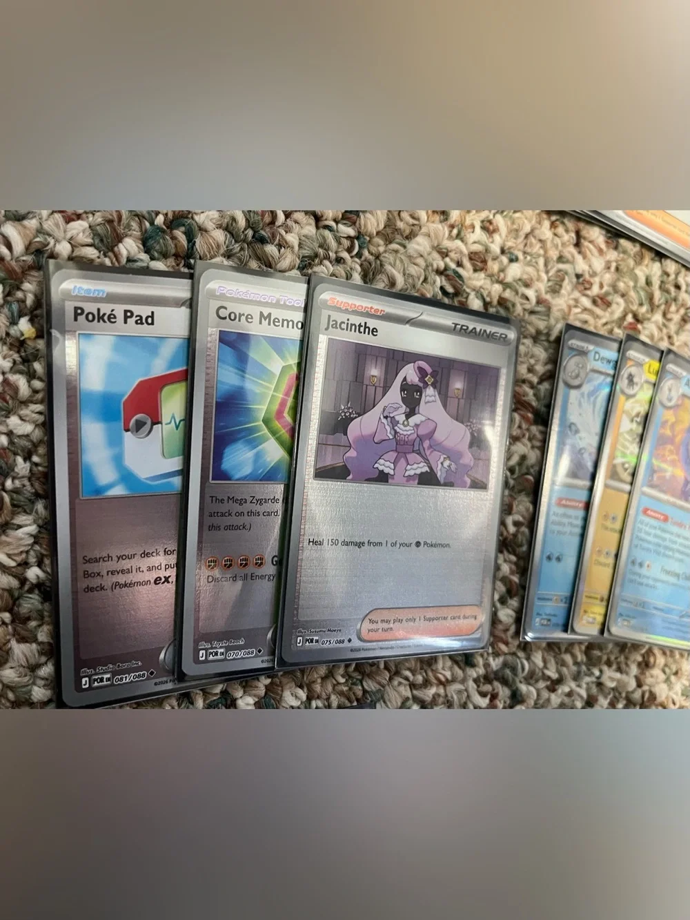 Pokémon Trading Card Lot - Assorted Holo & Trainer Cards